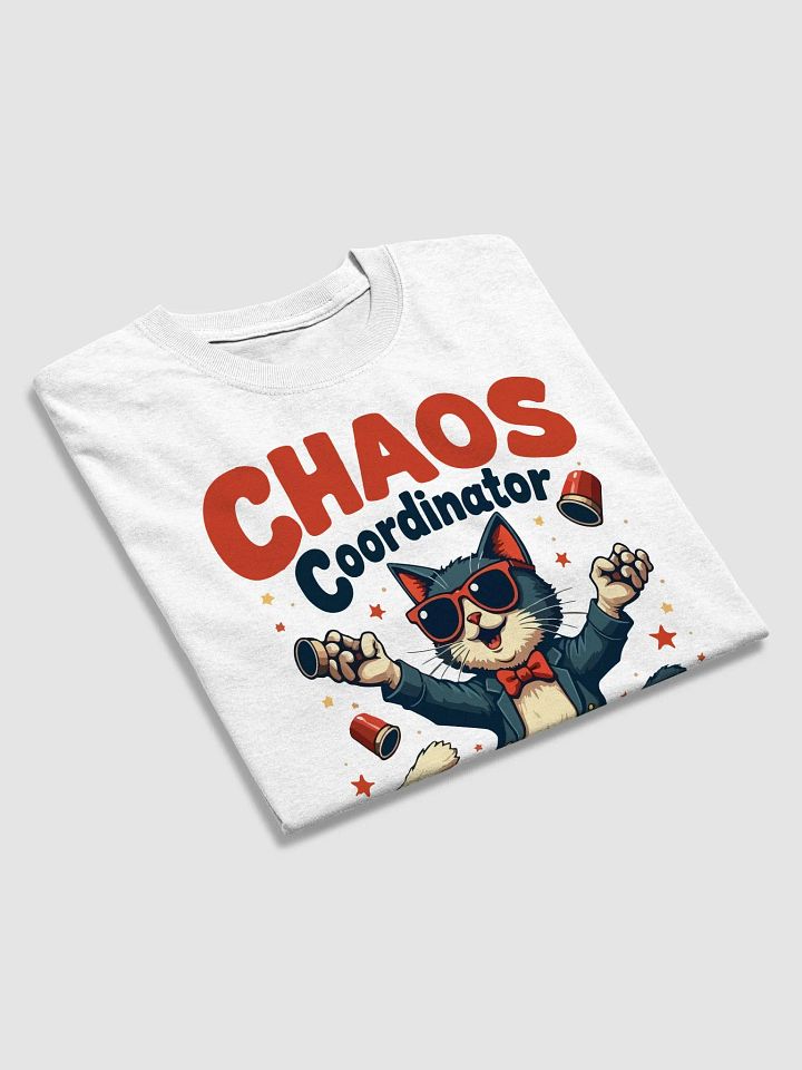 Chaos Coordinator Cat T-Shirt product image (2)