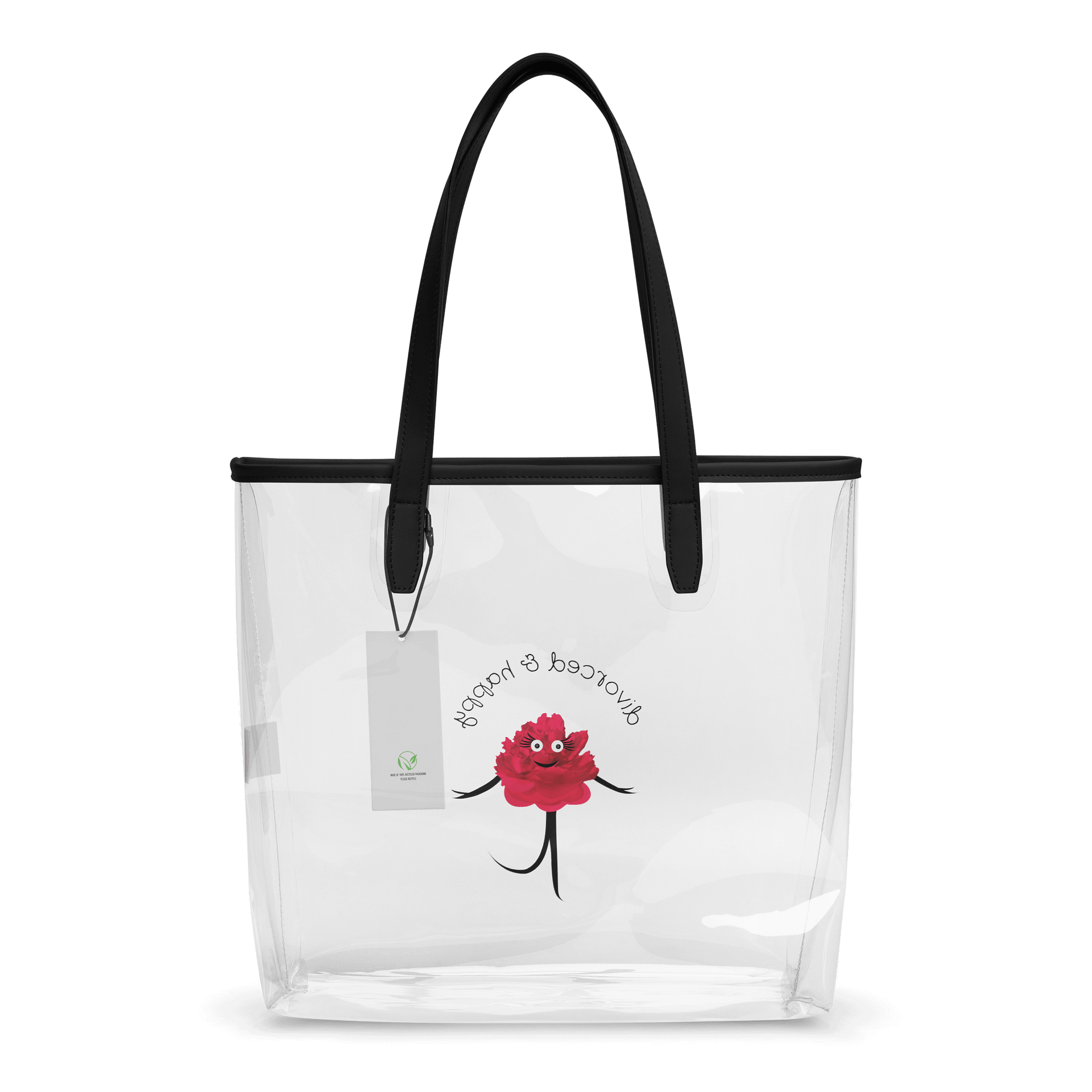 Rosy Eyes Clear Tote Bag product image (2)