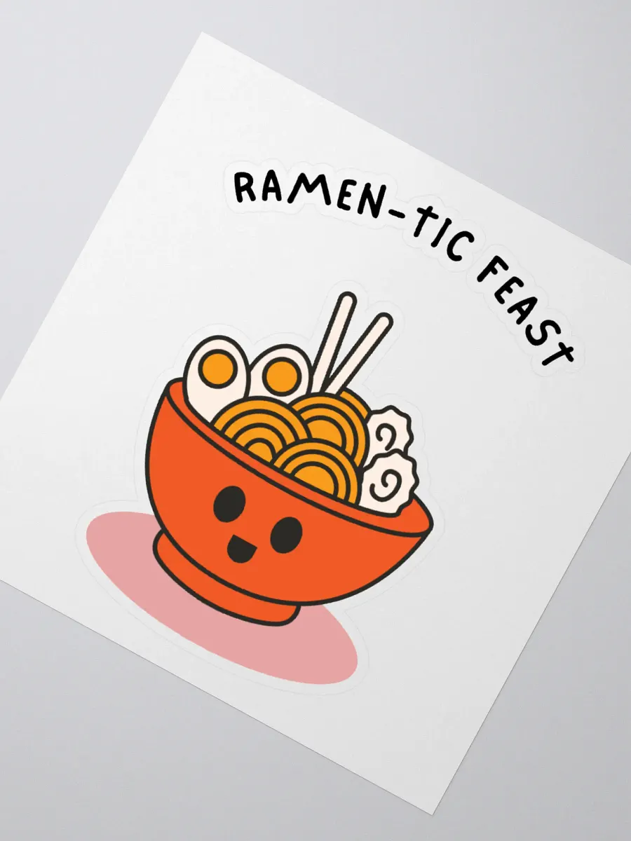 Ramen Bliss Kiss Cut Sticker product image (2)