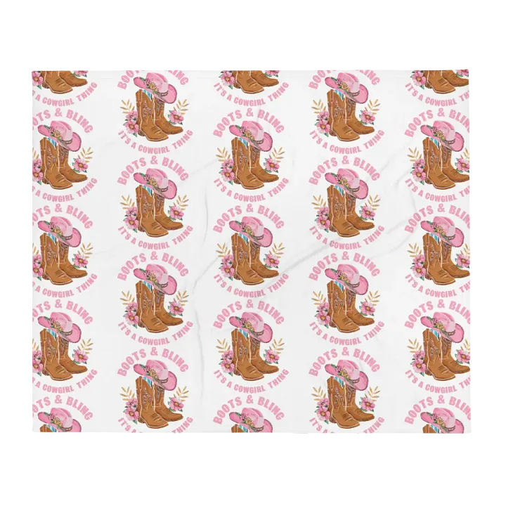 Boots & Bling Blanket product image (1)