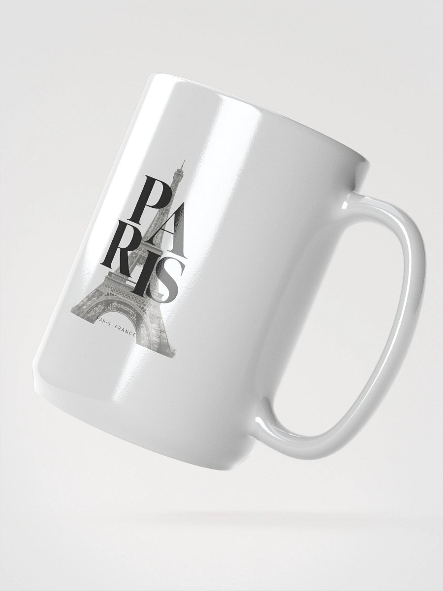 Paris Tower Mug – White Glossy Cityscape Edition product image (2)