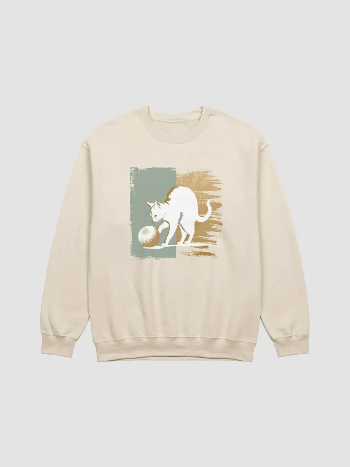 Holiday cat charm - sweatshirt regular FIT product image (1)