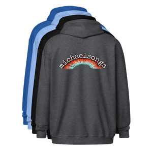 zip hoodie w/arched logo product image (1)