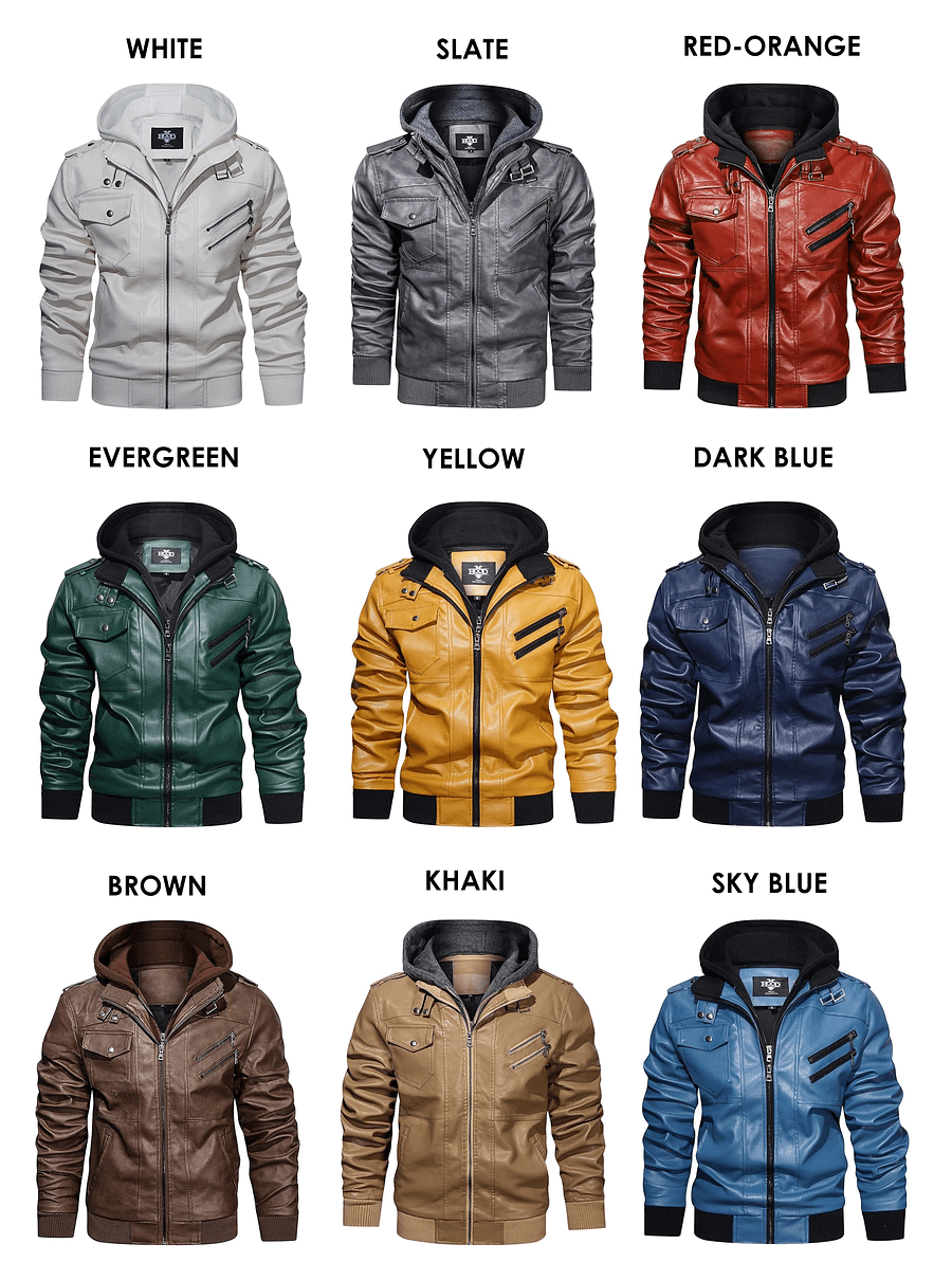 Moto Jacket with Removable Hood [MENS] product image (8)