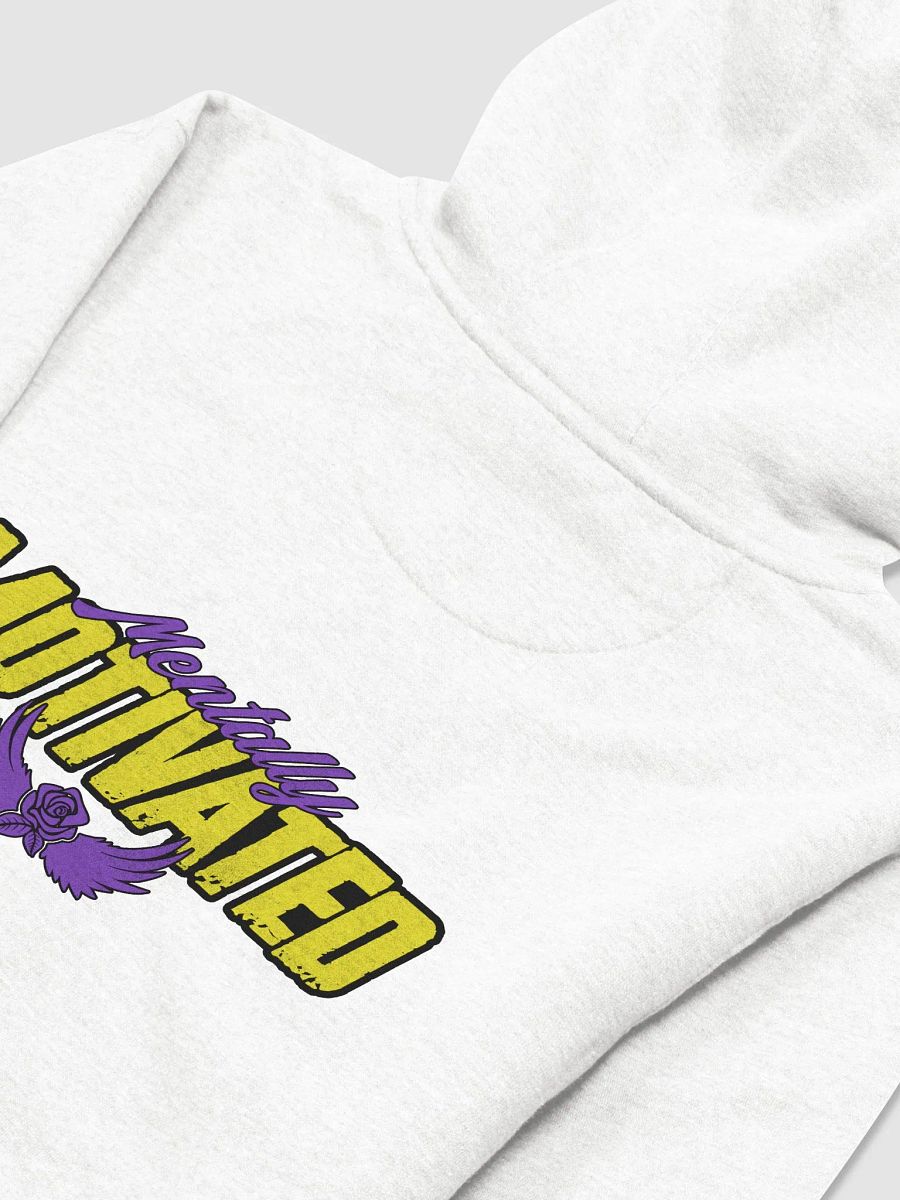 Mentally Motivated Purple & Gold White Hoodie product image (4)