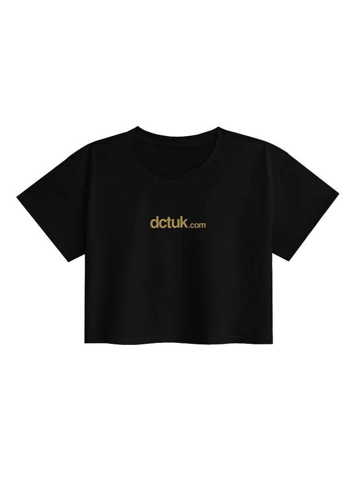 DCTUK Black Gold Crop Top product image (1)