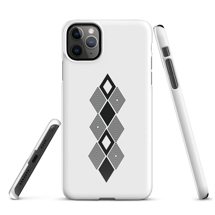 Black and white triangle design Snap Case for iPhone® product image (3)