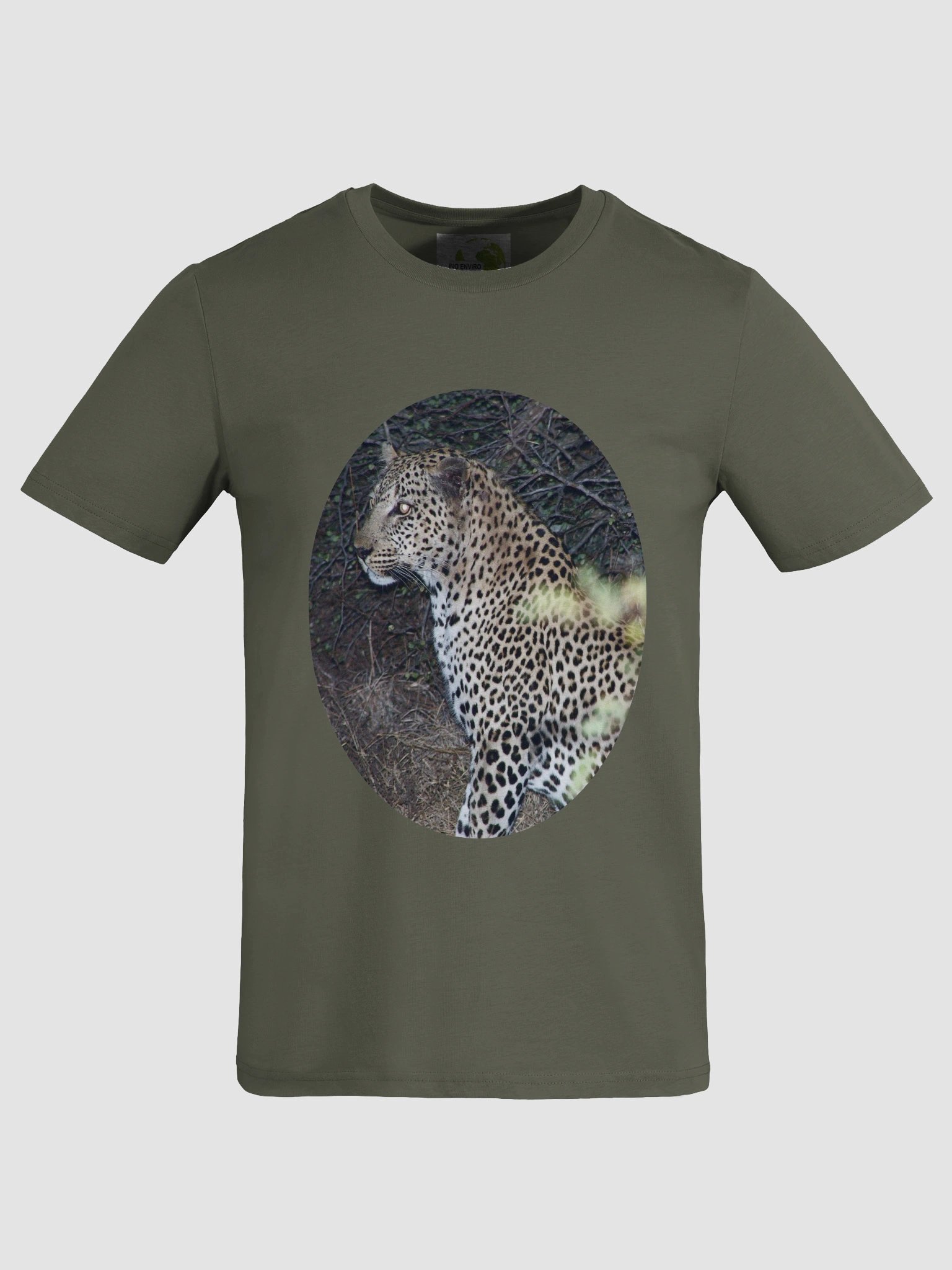 Leopard Organic Cotton T-Shirt-Plain product image (1)