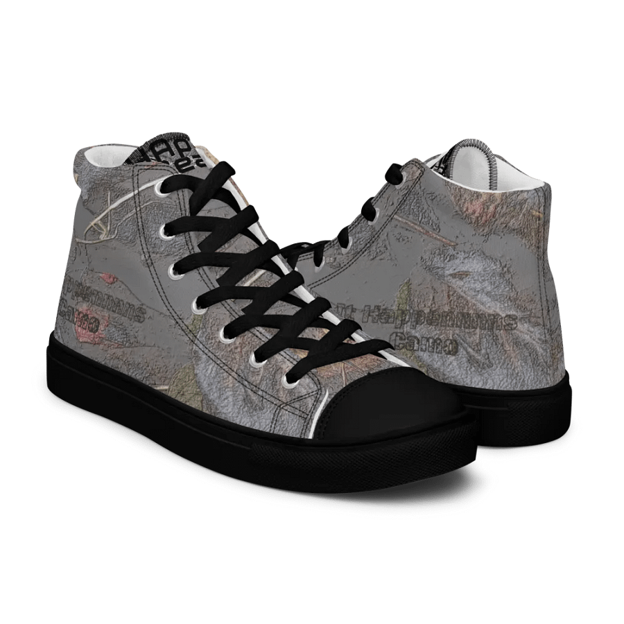 Men's High Top Canvas Shoes - MossyOak - It Happennnns Camo product image (11)