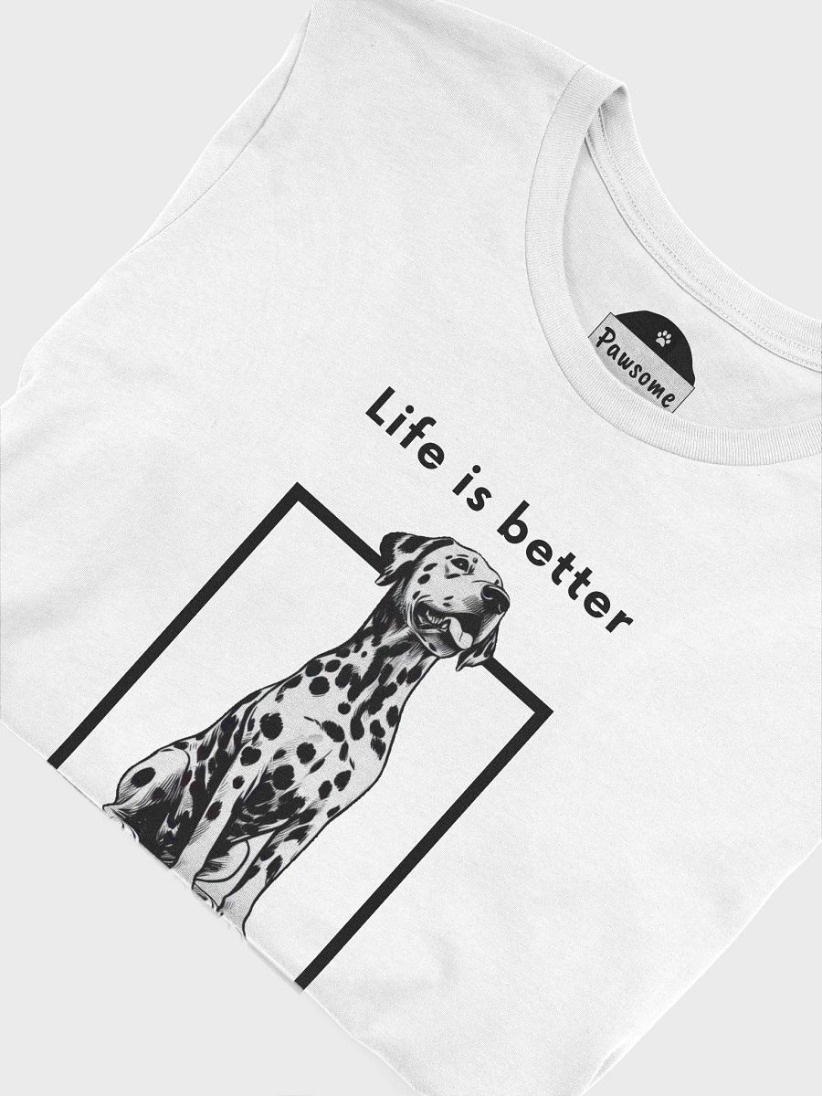 Better Life Dalmatian White T-Shirt product image (3)