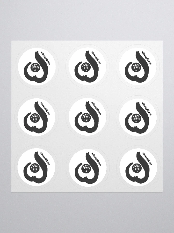 WILLOWISP Stickers (black and white) product image (2)