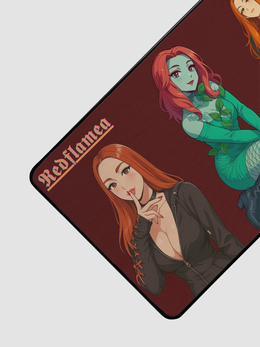 Anime Red big Desk Mat product image (3)