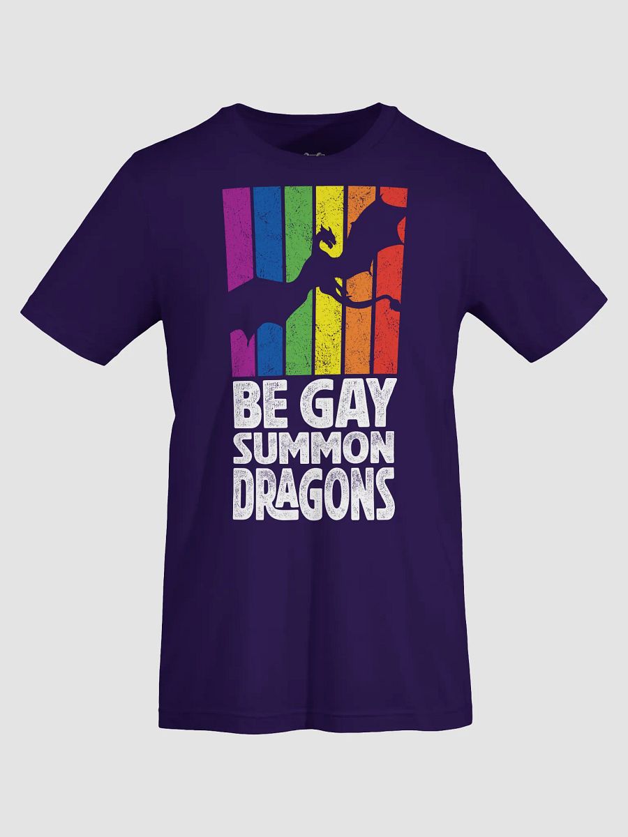 Be Gay. Summon Dragons Pride Supersoft T-Shirt product image (57)