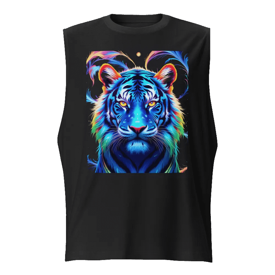 Neon Tiger Muscle Tank Bella+Canvas (Men's) product image (1)