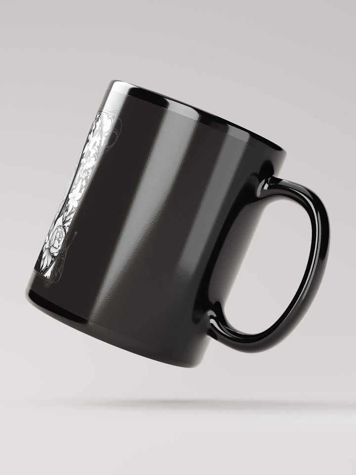 Whimsy, a cute Cat Woman - Black Glossy Mug product image (2)