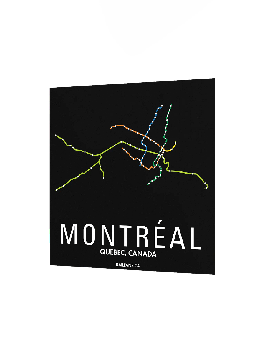 The Rail Fans Canada Transit Map - Montreal product image (2)