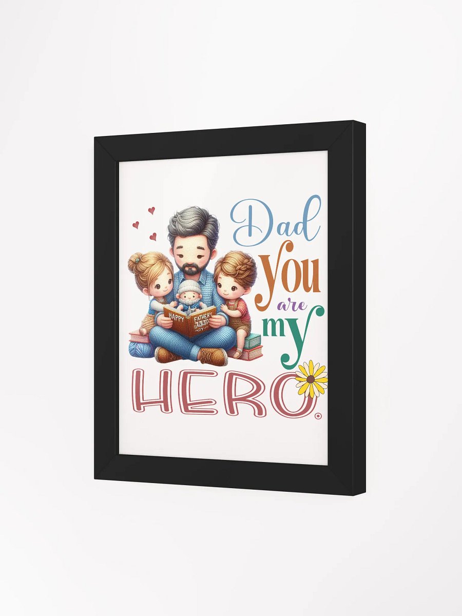 Heroic Dad Framed Matte Poster product image (31)