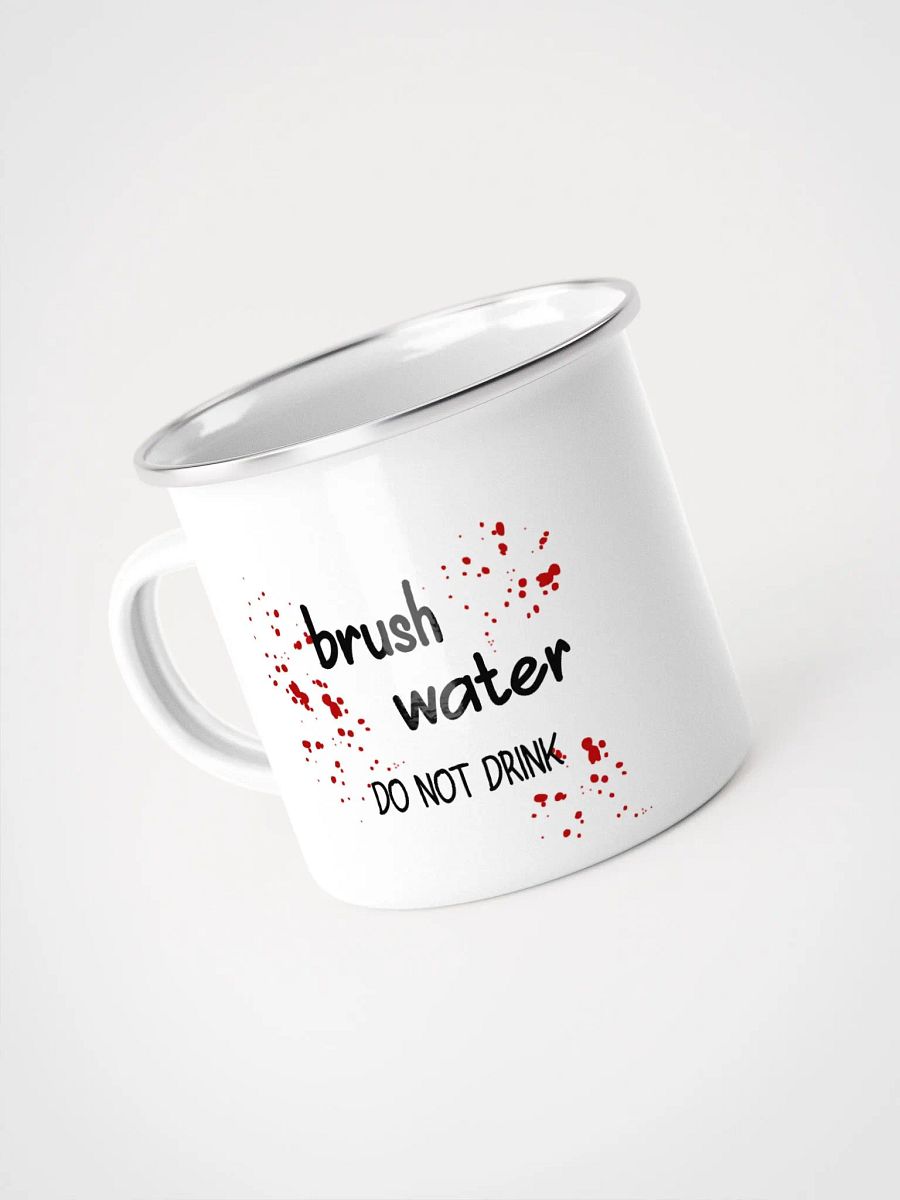 Brush Cleaning Enamel Mug product image (3)