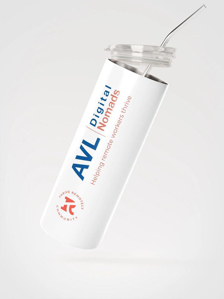 Stainless Steel Tumbler with Straw-AVL product image (3)