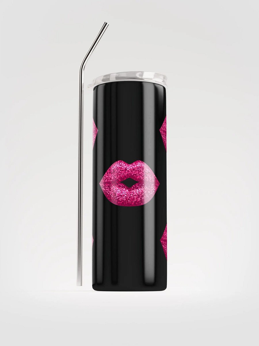 Sparkling Pink Lips Stainless Steel Tumbler product image (4)