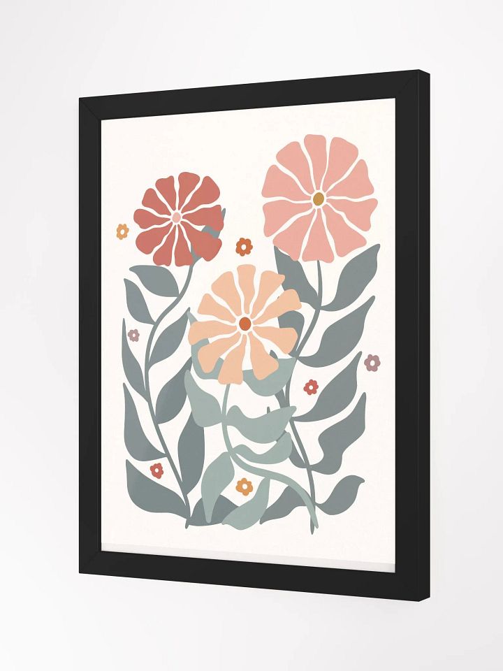 Soft Petal Symphony - Framed Poster product image (2)