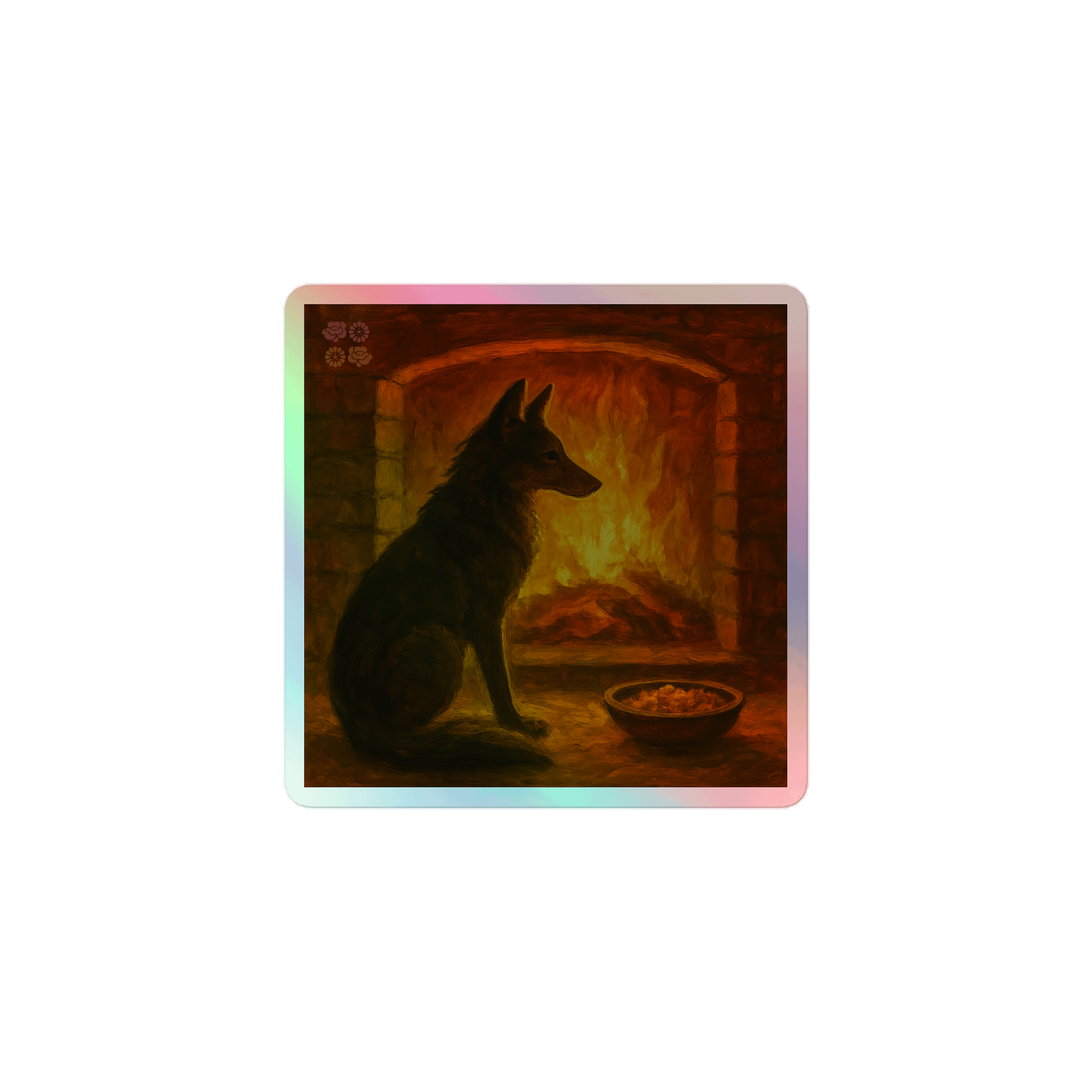 Track 12 – Querido Coyote | Holographic Sticker product image (1)