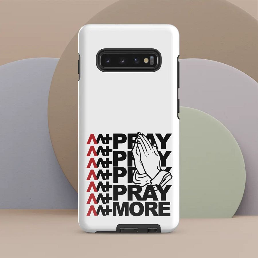'PRAY MORE' Phone cover product image (3)