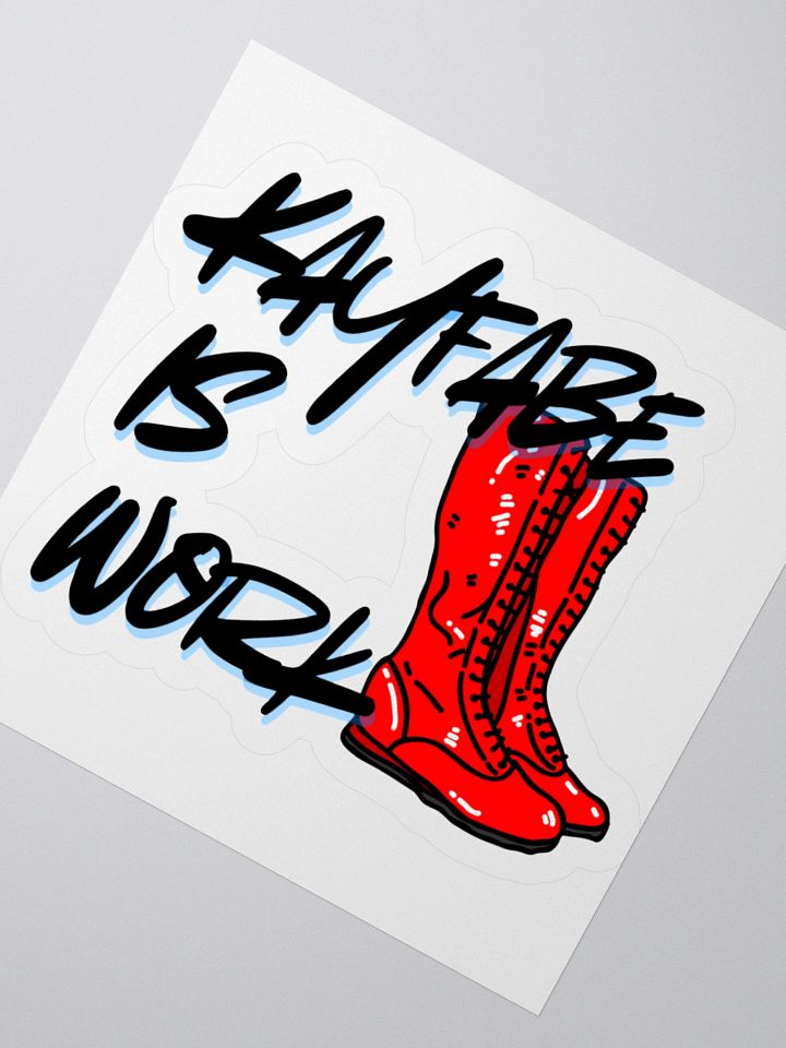 Kayfabe is Work Stickers product image (2)