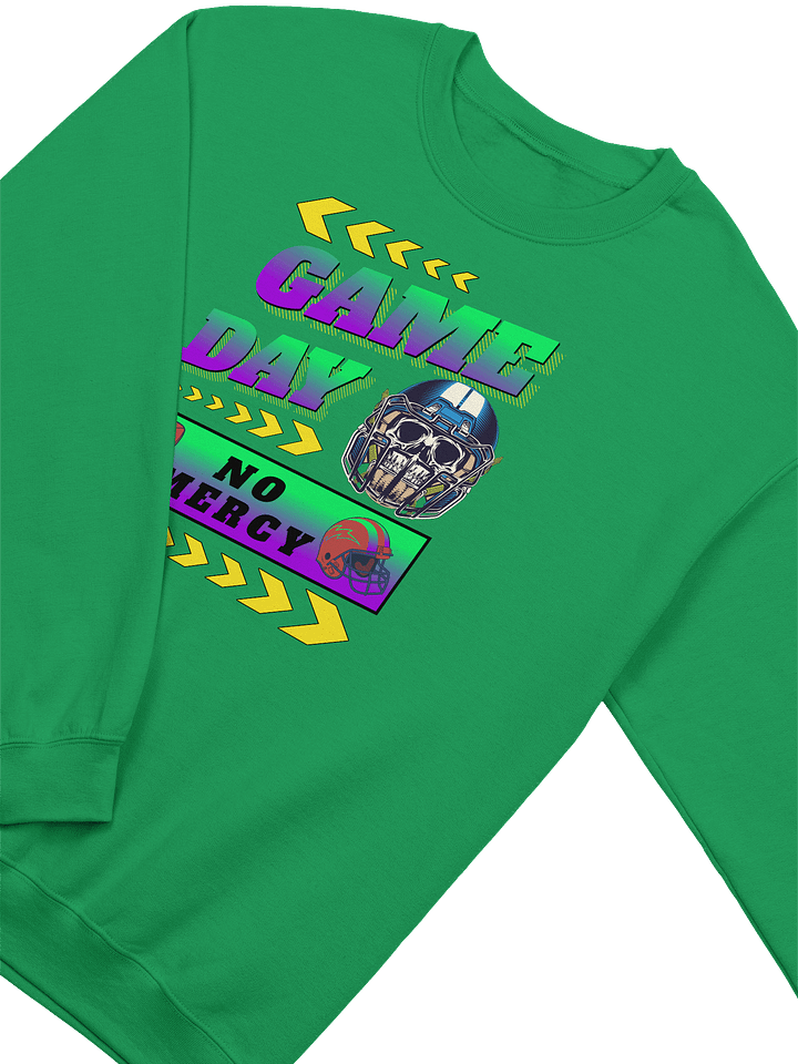 Game Day No Mercy Football Skull Spectacle Sweatshirt product image (6)