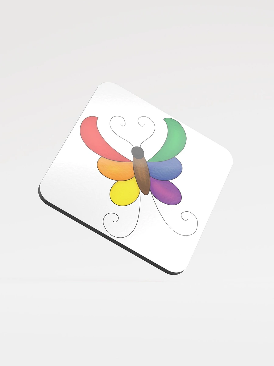 Rainbow Butterfly Coaster product image (1)