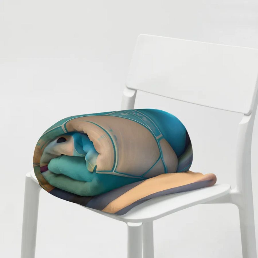Endangered Species - Mexico - Sea Turtle Throw Blanket product image (8)