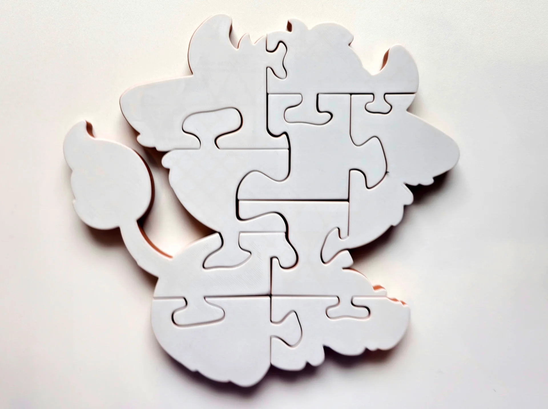 Highland Cow 3D Printed Jigsaw Puzzle – A Majestic Farmyard Challenge! product image (3)