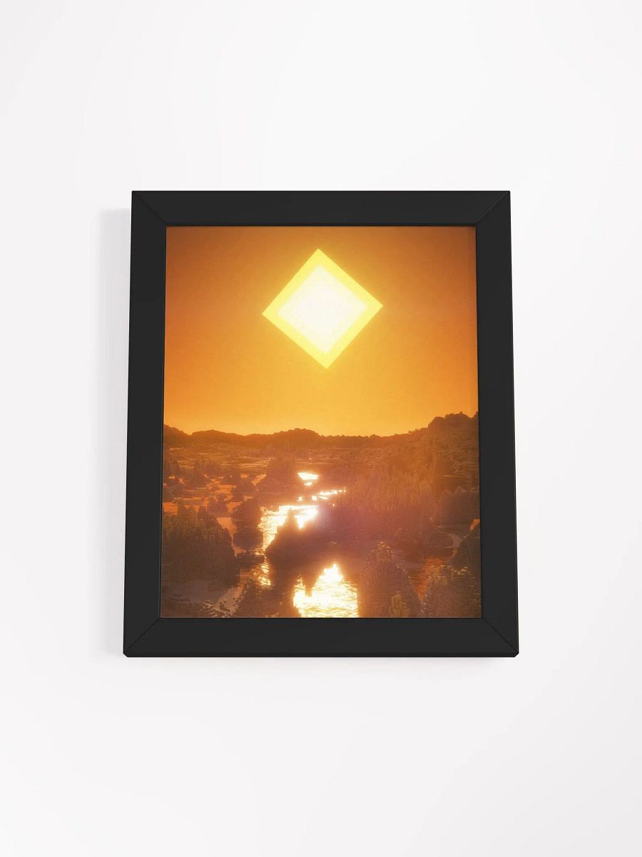 Framed Ice Plains Matte Poster product image (1)