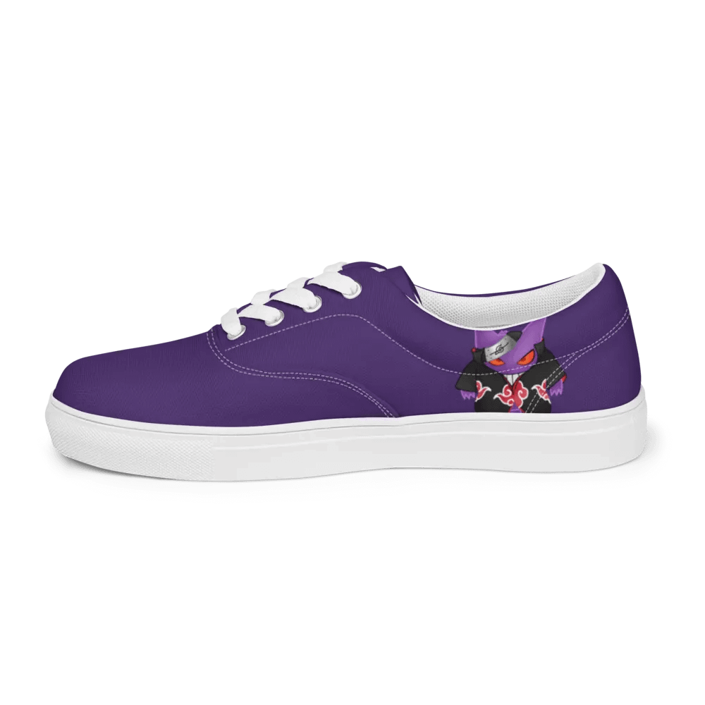 Gengar X Itachi Men's Lace-Up Canvas Shoes product image (8)