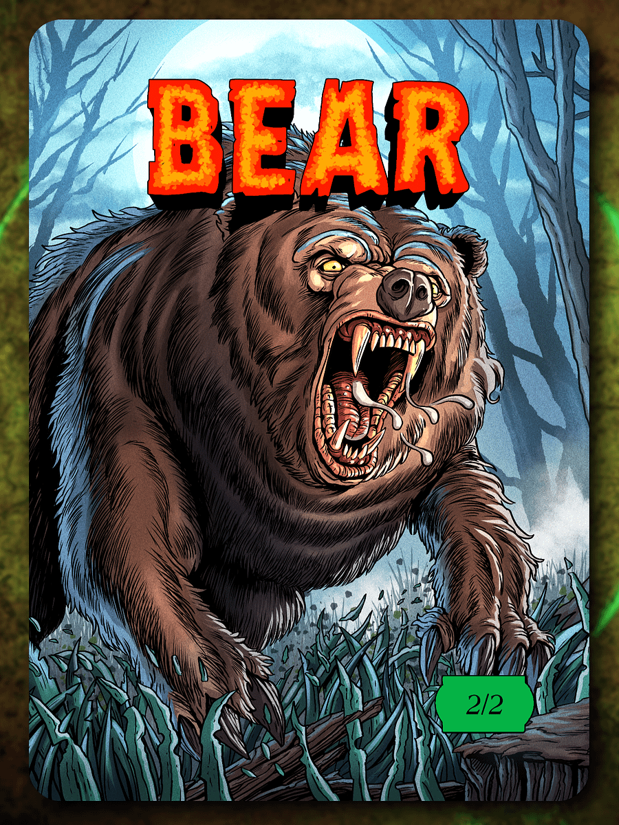 Bear 2/2 Full Art Token product image (1)