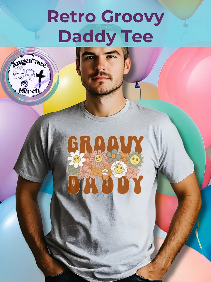 Retro Groovy Daddy Tee product image (1)