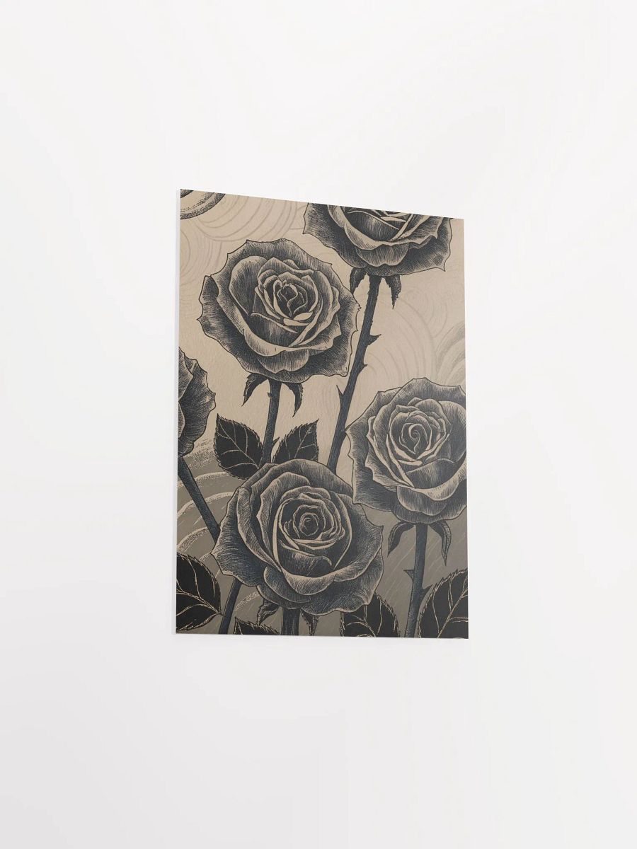 Ethereal Noir Roses Poster product image (11)