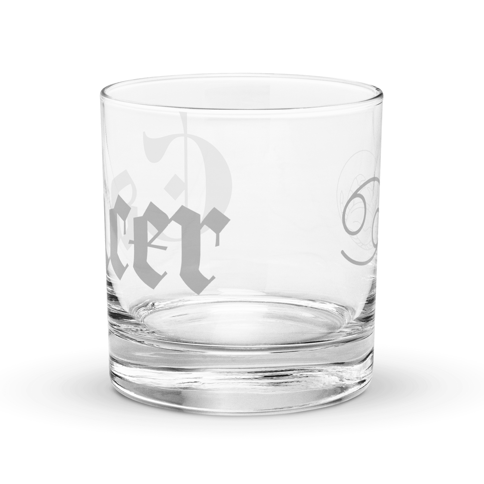 Gothic Cancer Zodiac Rocks Glass product image (2)