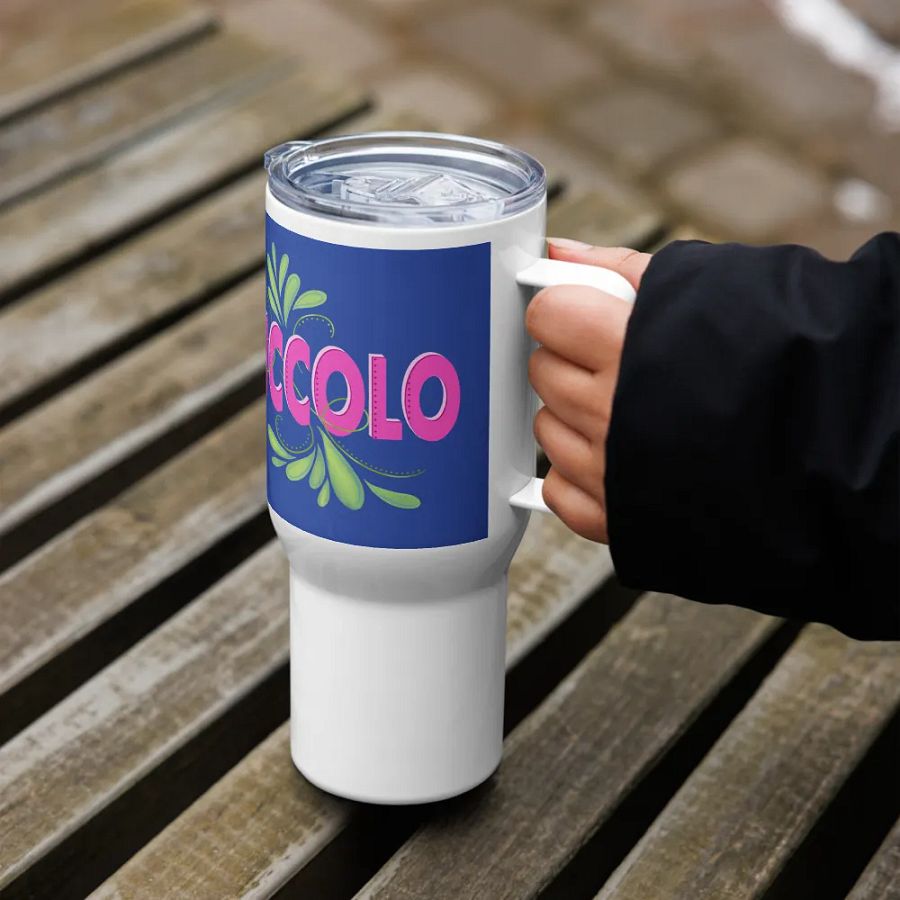 Flute Flourish Travel Mug with Handle - Piccolo product image (11)