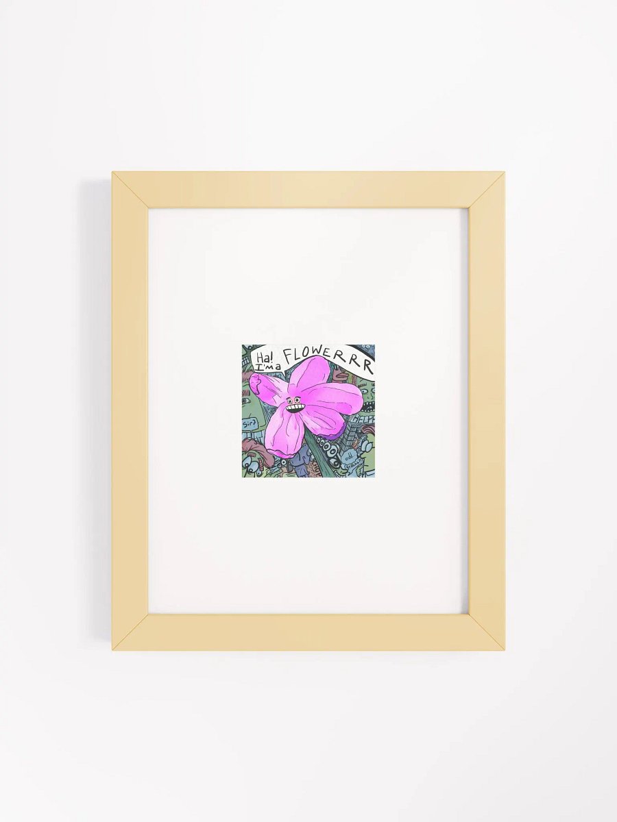 Im A Flower Matte Poster product image (4)