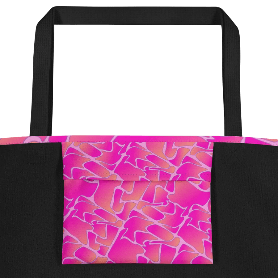 Crazy Paving Pink Pattern All Over Print Tote product image (4)