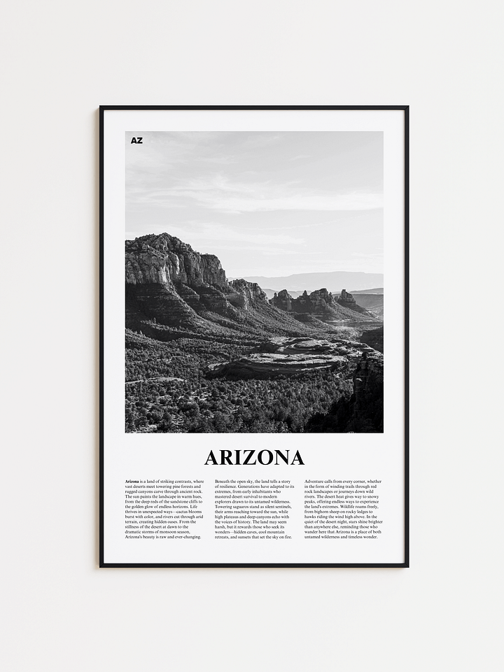 Arizona 01 Newspaper Poster product image (1)