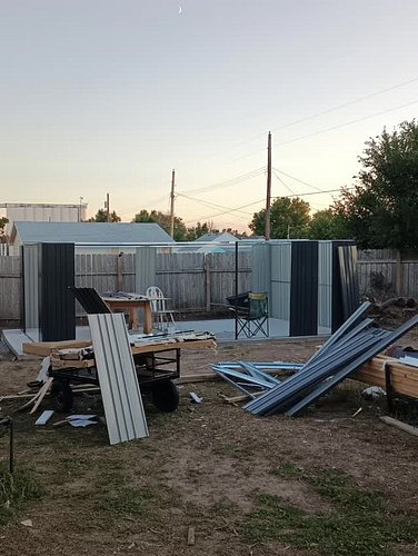 Day 2 of the actual workshop build. It's slow going but we are making progress. My ability to tolerate pain is the limiting f...