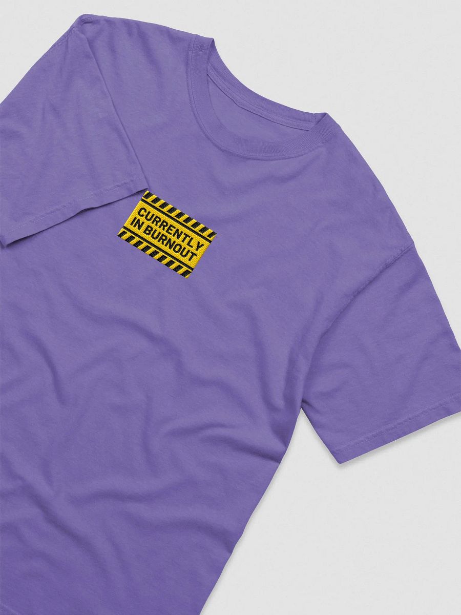 CURRENTLY IN BURNOUT embroidered garment-dyed tee product image (4)
