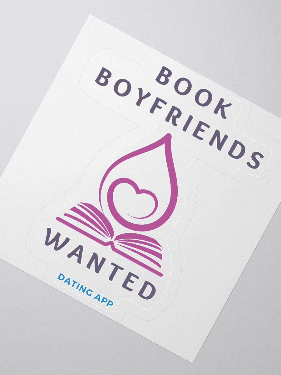 Book Boyfriends Wanted Sticker product image (4)