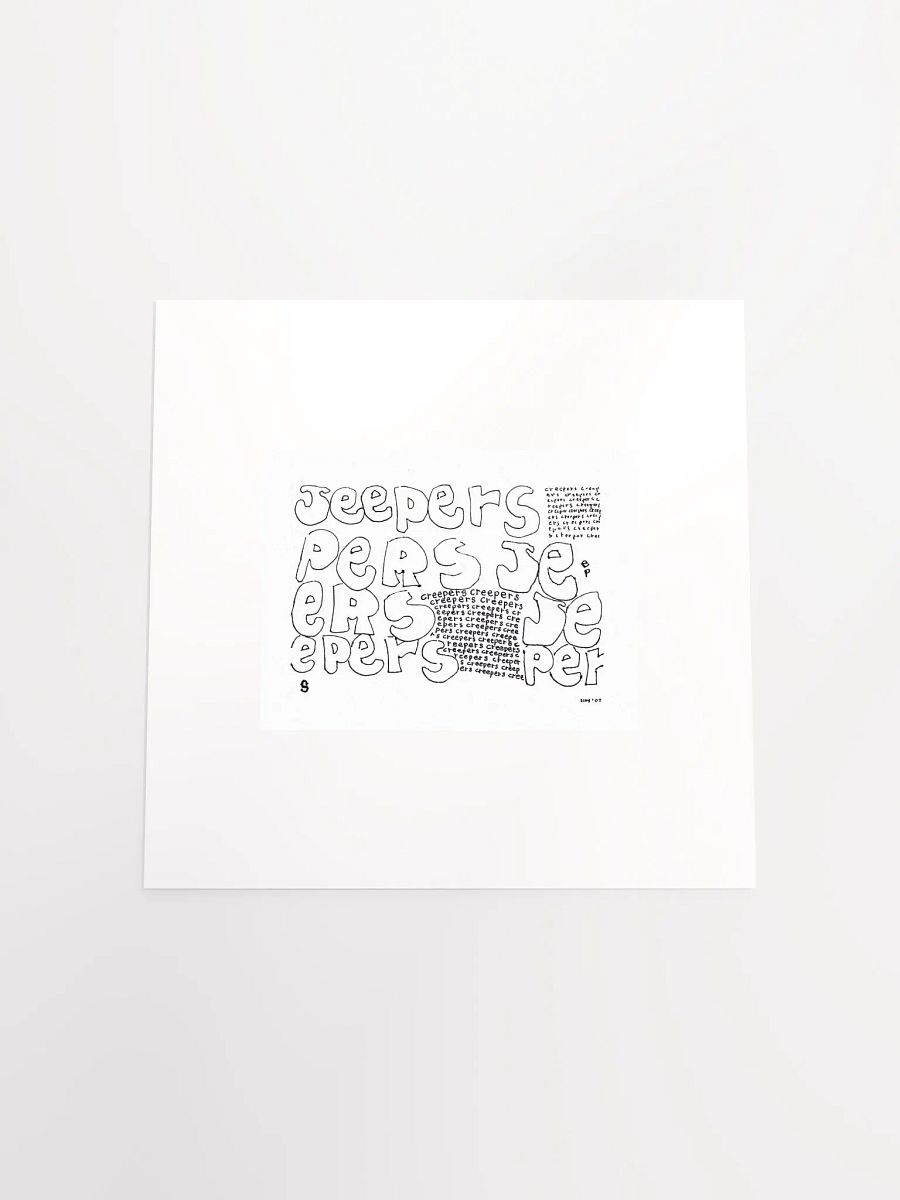 jeepers creepers panel card print product image (4)