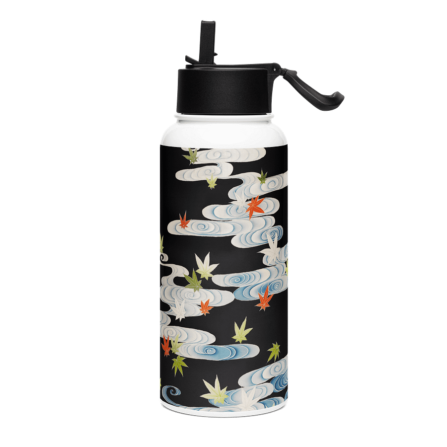 Maple Leaves. 32oz. Stainless Steel Water Bottle product image (3)