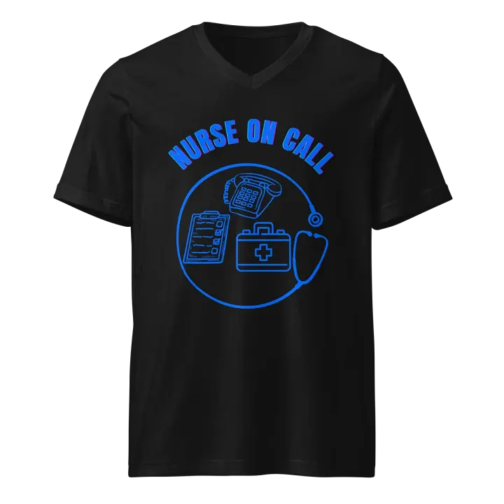 Nurse On Call Medical V-Neck Tee product image (1)