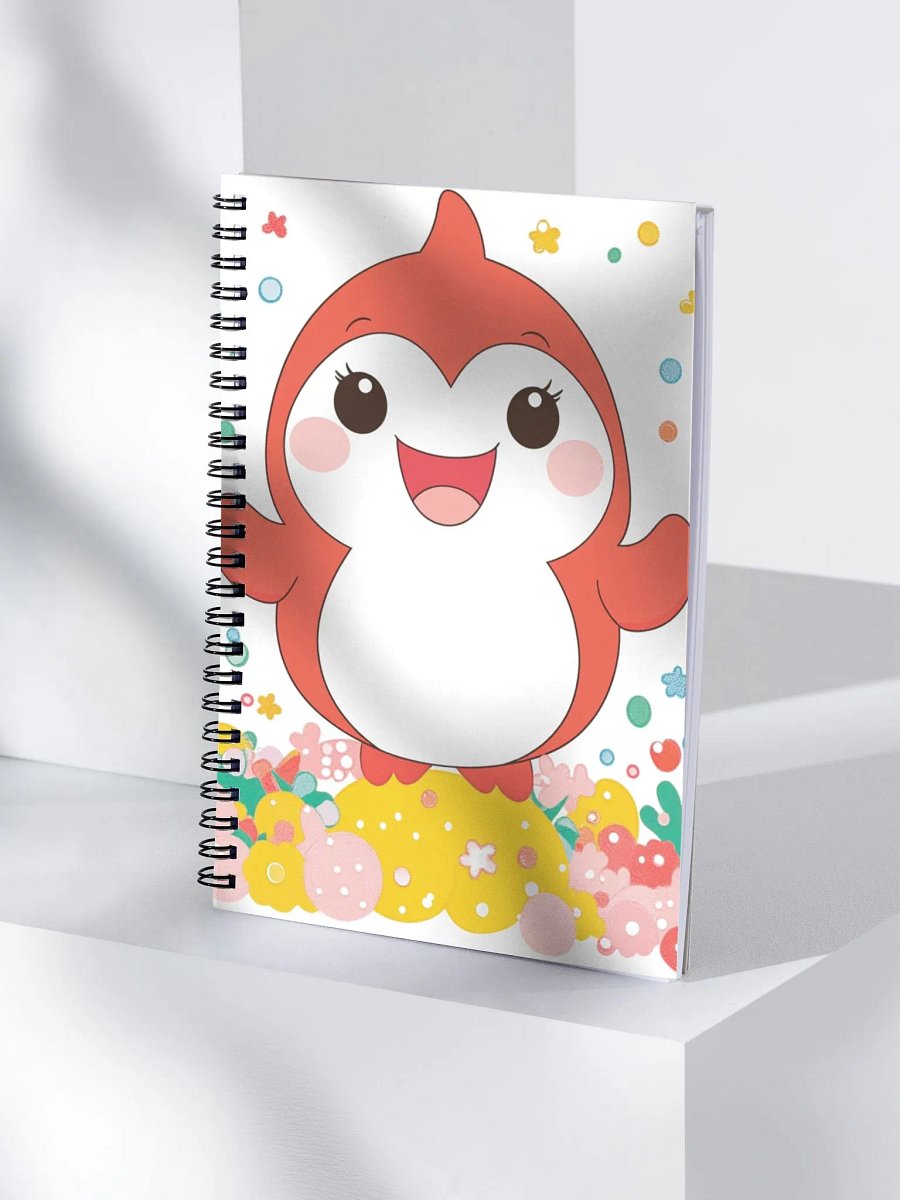 Cheerful Penguin Spiral Notebook product image (4)