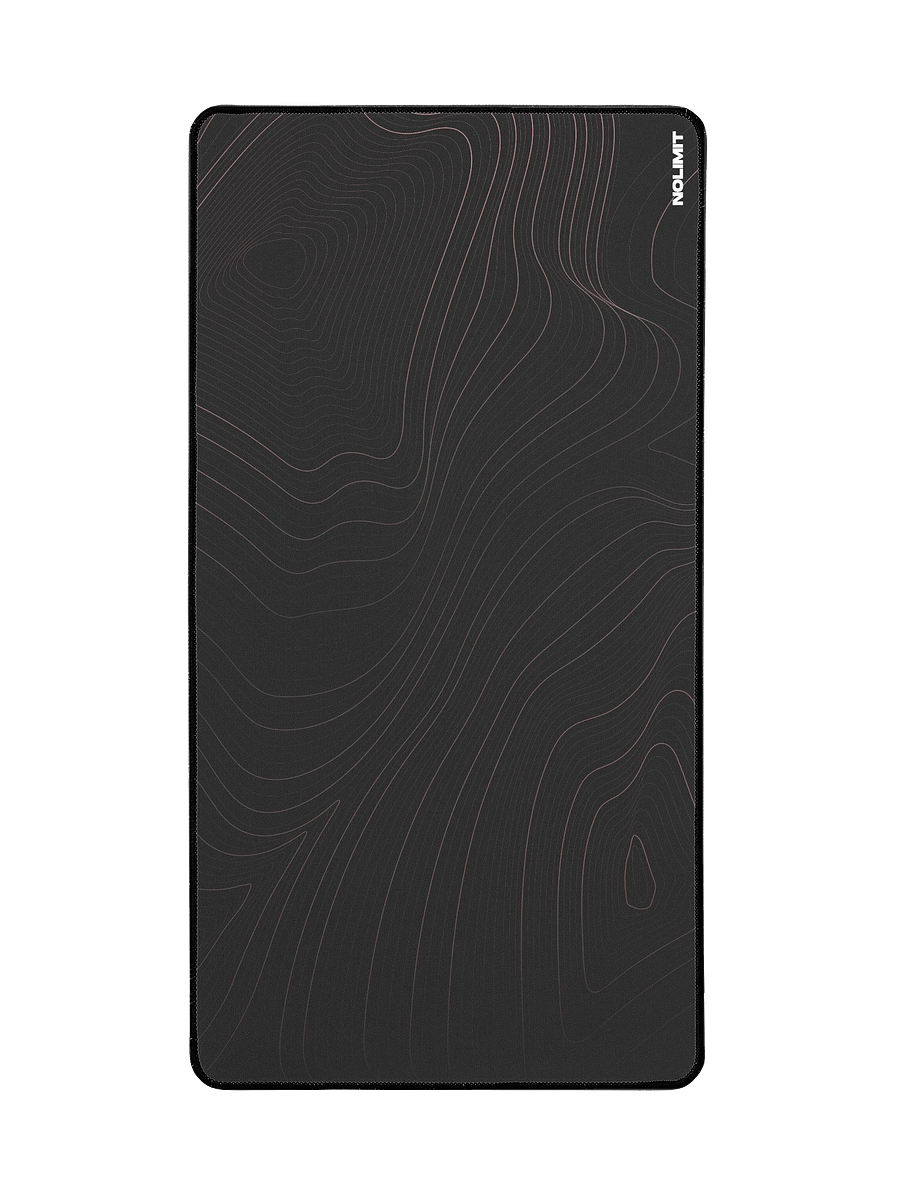 NOLIMIT M size gaming mat - Topographic Mapping Red product image (2)
